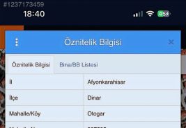 Afyonkarahisar/Dinar OTOGAR MAHALLESİNDE SATILIK 3 KAT İMARLI ARSA